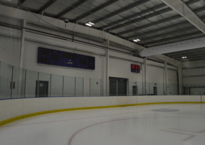 View of Ice Rink and Scoreboard